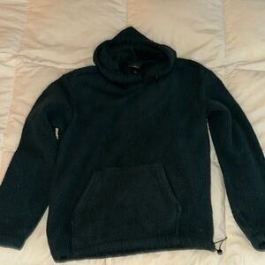 H&M Green Sherpa Hoodie